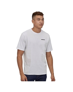 Футболка для походов p-6 logo responsibili-tee белая - м Patagonia