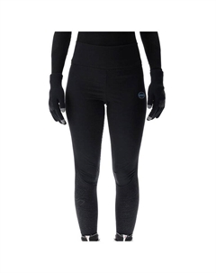 Штаны для беговых лыж с ветровкой, длинные, черное облако - xs Uyn