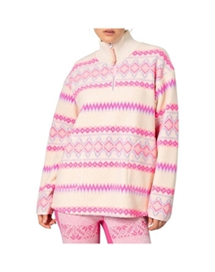 Флисовая кофта Ruthie среднего слоя с застежкой-молнией на половину длины - женская, Bjerk White Kari traa