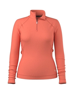 Классический термобелье из мериносовой шерсти с застежкой-молнией 1/4 - женский, Coral Reef Smartwool