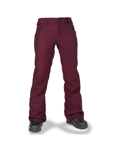 Брюки-Стрейч Genus - женские, Burgundy Volcom