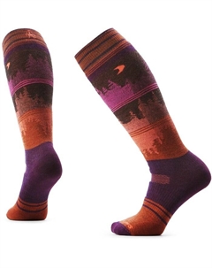 Носки для сноуборда Twilight Vista OTC с полной подкладкой - женские, Purple Iris Smartwool