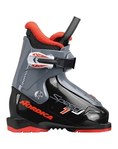 Горнолыжные ботинки Speedmachine j1 - детские, 2026 г., Black/Anthracite/Red Nordica