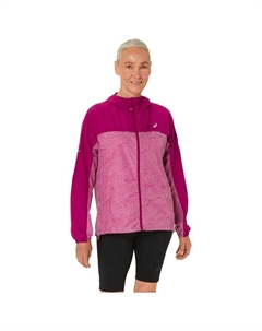 Куртка Trail с упаковываемой курткой Fujitrail, ягодно-черничная - xs Asics