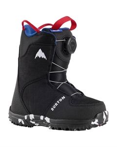 Ботинки для сноуборда Grom boa - детские, Black Burton