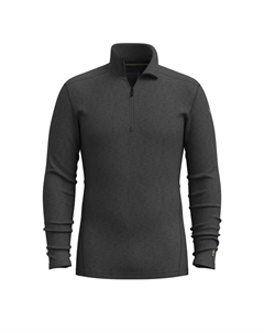 Классический термобелье из мериносовой шерсти с застежкой-молнией 1/4 - мужской, Charcoal Heather Smartwool