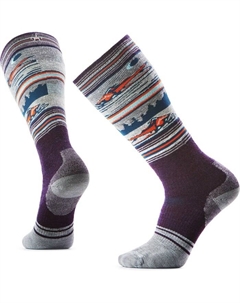 Носки для сноуборда с полной амортизацией и снегохода, Purple Iris Smartwool