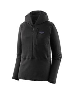 Толстовка с капюшоном R1 - женская, Black Patagonia