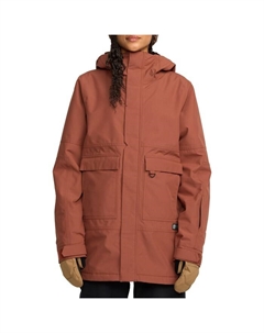 Утепленная парка QC Cruiser - женская, Henna Volcom