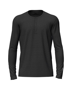 Рубашка с длинными рукавами из мериносовой шерсти Desperado, Black 7mesh