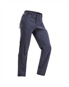 Брюки походные мужские MH100, сине-серый Quechua