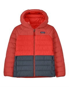 Двусторонний пуховый свитер с капюшоном - детский, Amanita Red Patagonia