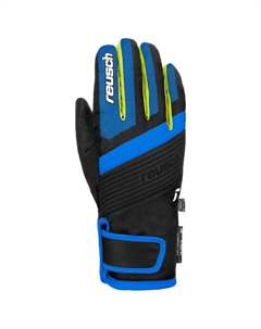 Перчатки duke r-tex xt junior черные бриллиантово-синие безопасные желтые - 5 Reusch