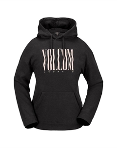 Толстовка с капюшоном Essential Hoodie, женская, черная, размер xs Volcom