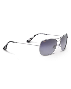 Солнцезащитные очки wiki wiki серебряный серый нейтральный моипюр Maui jim
