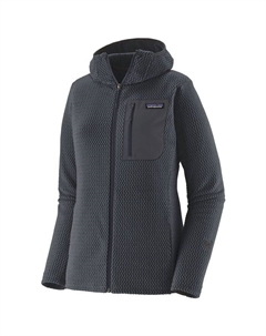 Толстовка R1 air с застежкой-молнией на всю длину - женская, Smolder Blue Patagonia