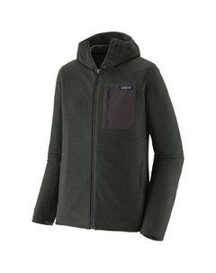 Толстовка M's R1 Air с застежкой-молнией, флисовая, цвет зеленый - s Patagonia