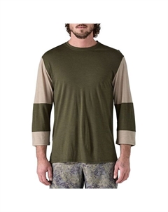 Велосипедная майка из мериносовой шерсти с рукавом 3/4, Pine Needle Green Patagonia