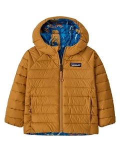 Двусторонний пуховый свитер с капюшоном - для малышей, About A Fish: Uplift Blue Patagonia