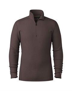 Классический термобелье из мериносовой шерсти с застежкой-молнией 1/4 - мужской, Mink Heather Smartwool