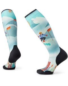 Носки с принтом снежного кролика Targeted Umbrella Outc - женские, Capri Smartwool