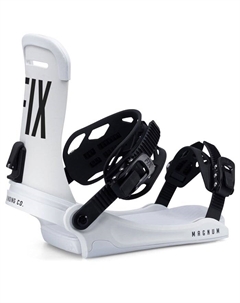Крепления для сноуборда Magnum 2025, White Fix
