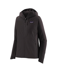 Толстовка флисовая w r1 crossstrata черная - xs Patagonia