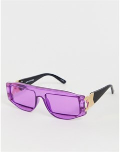 Розовые солнцезащитные очки в квадратной оправе VHX Spitfire