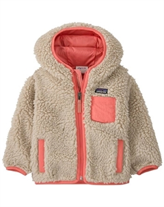 Толстовка Retro-X - для младенцев, Natural W/Sparkle Pink Patagonia