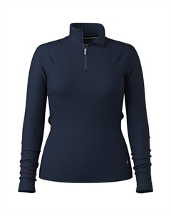 Классический термобелье из мериносовой шерсти с застежкой-молнией 1/4 - женский, Deep Navy Smartwool