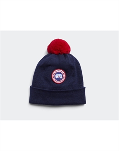 Шапка Kids Merino Pom, Navy Heather Canada goose