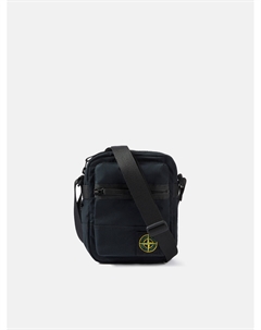 Сумка-кенгуру с карманами на кнопках и регулируемым ремешком 9200019 ALUMINIUM TELA, черный Stone island