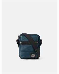 Сумка-кенгуру с передним карманом и подкладкой из рипстопа 9200015 COATED NYLON METAL IN ECONYL, Dark Teal Green Stone island