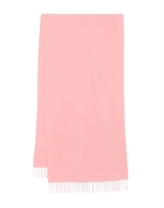 Кашемировый шарф с бахромой, розовый Sandro