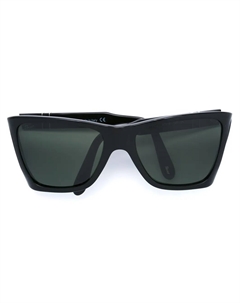 Солнцезащитные очки в квадратной оправе, черный Persol