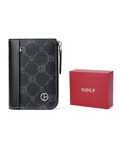 Мужской визитница, Черный (коробка обновления) Golf
