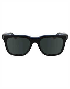 Солнцезащитные очки в прямоугольной оправе, черный Calvin klein