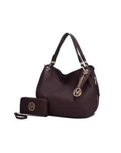 Сумка Fabienne Hobo с кошельком, Chocolate Mkf collection by mia k.