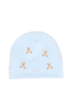 Шапка с вышивкой в виде медвежонка, синий Nanán