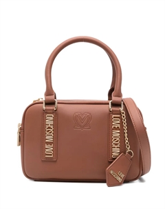 Сумка-тоут с логотипом, коричневый Love moschino