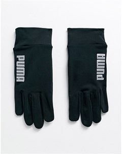 Черные перчатки для сенсорных гаджетов Puma