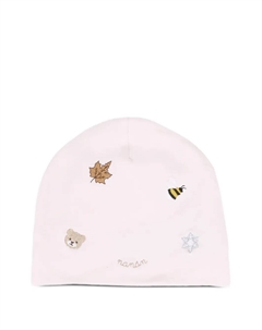 Шапка с вышитым мотивом, розовый Nanán