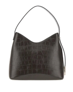 Сумка на плечо из кожи с эффектом крокодила, коричневый Osoi