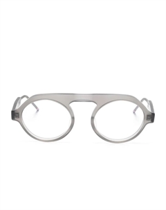 Очки с полосками 4-Bar, серый Thom browne