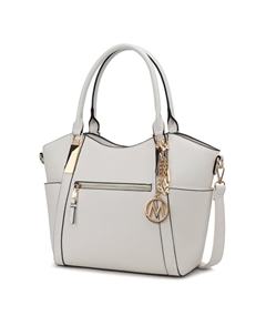 Женская сумка-шоппер Janise Solid Tote из веганской кожи от Mia K, белый Mkf collection by mia k.