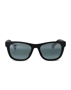 Солнцезащитные очки Kaulike в прямоугольной оправе, черный Maui jim