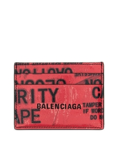 Картхолдер Tape Type, красный Balenciaga