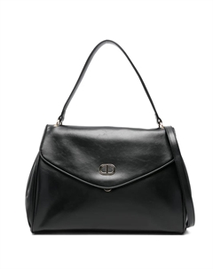 Сумка-тоут с логотипом, черный Twinset