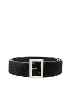 Ремень с квадратной пряжкой, черный Rick owens