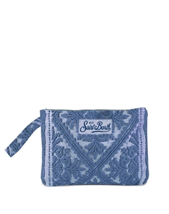 Клатч с логотипом, синий Mc2 saint barth